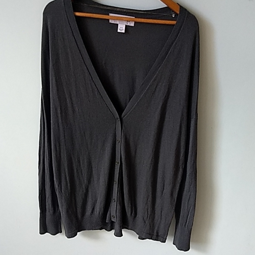 MOVING - MAKE OFFER! Gray V-neck Cardigan